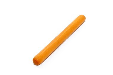 Beyaz arka plan üzerinde izole tuzlu ekmek sopa