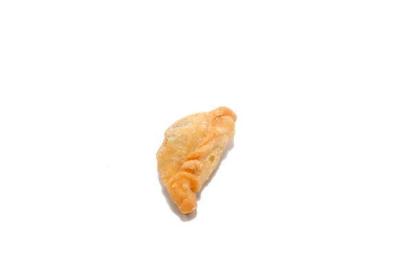 Close up of Fried Chicken Dumplings on white background — 스톡 사진