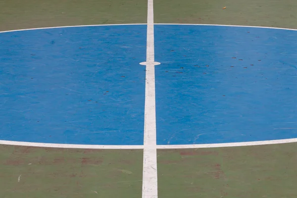 Outdoor futsal court on sunny day at thailand — Stock Photo, Image