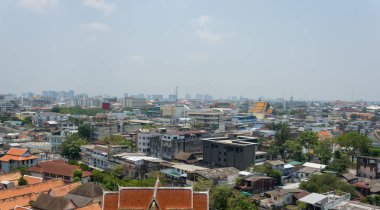 Bangkok şehrinin peyzaj ve sokak inşaatı