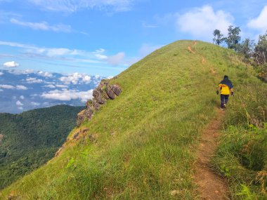 Chaing Mai, Tayland 'da yüksek dağlar ve sis