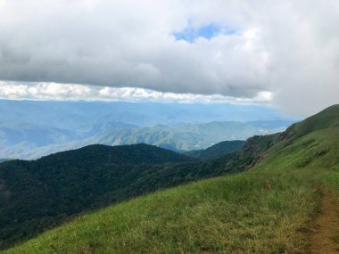 Chaing Mai, Tayland 'da yüksek dağlar ve sis