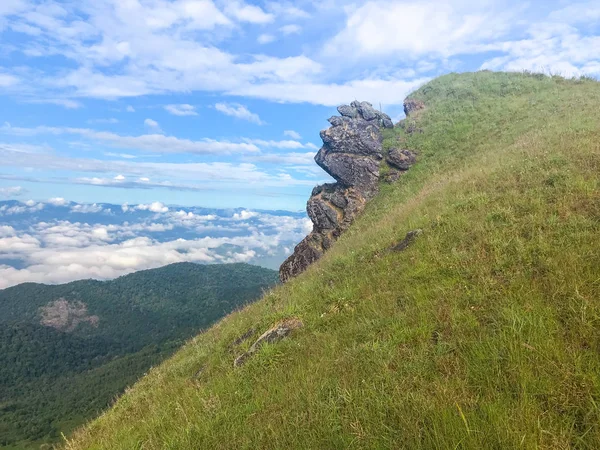 泰国清迈的高山岩石景观 — 图库照片
