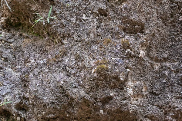 泰国坎查努里山上的石材质感层 — 图库照片