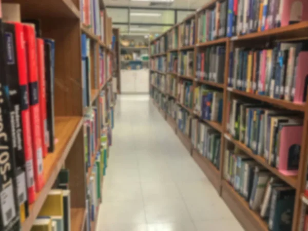 Zamazane biblioteki w koledżu w Tajlandii — Zdjęcie stockowe