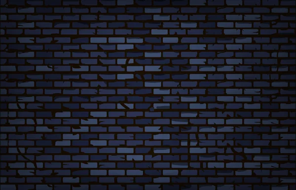 Old grunge brick wall background vector illustration — Stock Vector