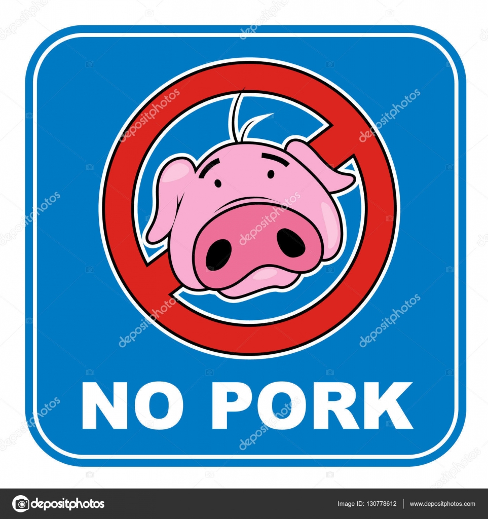 Aucun panneau de porc Vecteur par ©vable 130778612