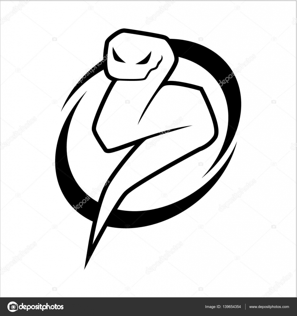 snake logo vector template stock vector vable 139654354