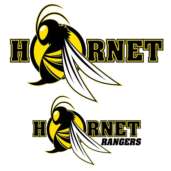 Hornet Vector Logo — Stock Vector