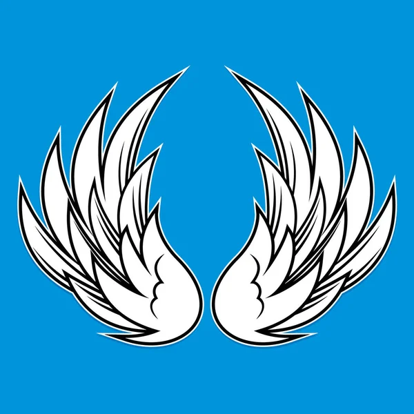 Les ailes d'ange — Image vectorielle