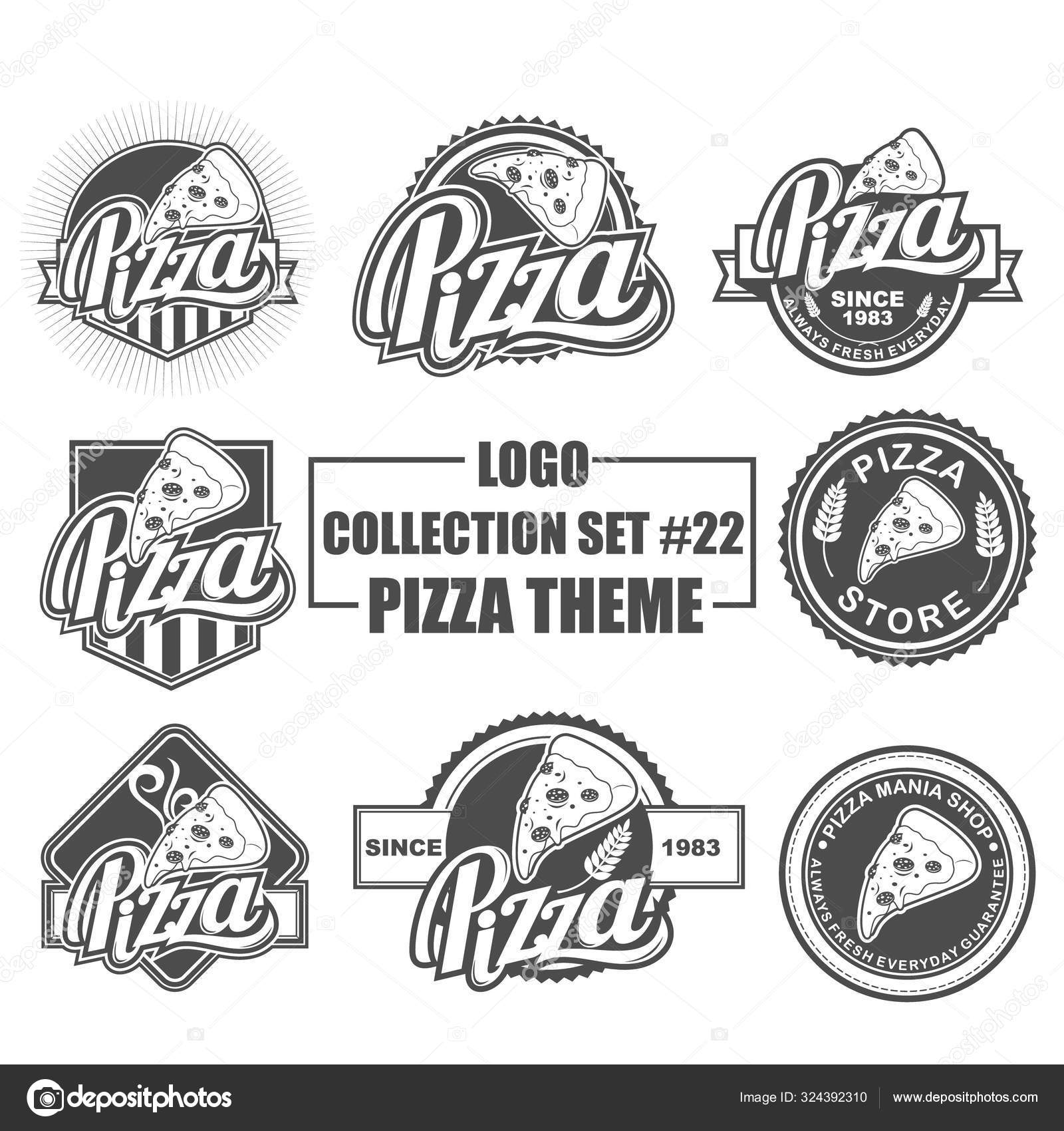 Pizza Icon Logo Design Template Download, pizza Icon Logo Design