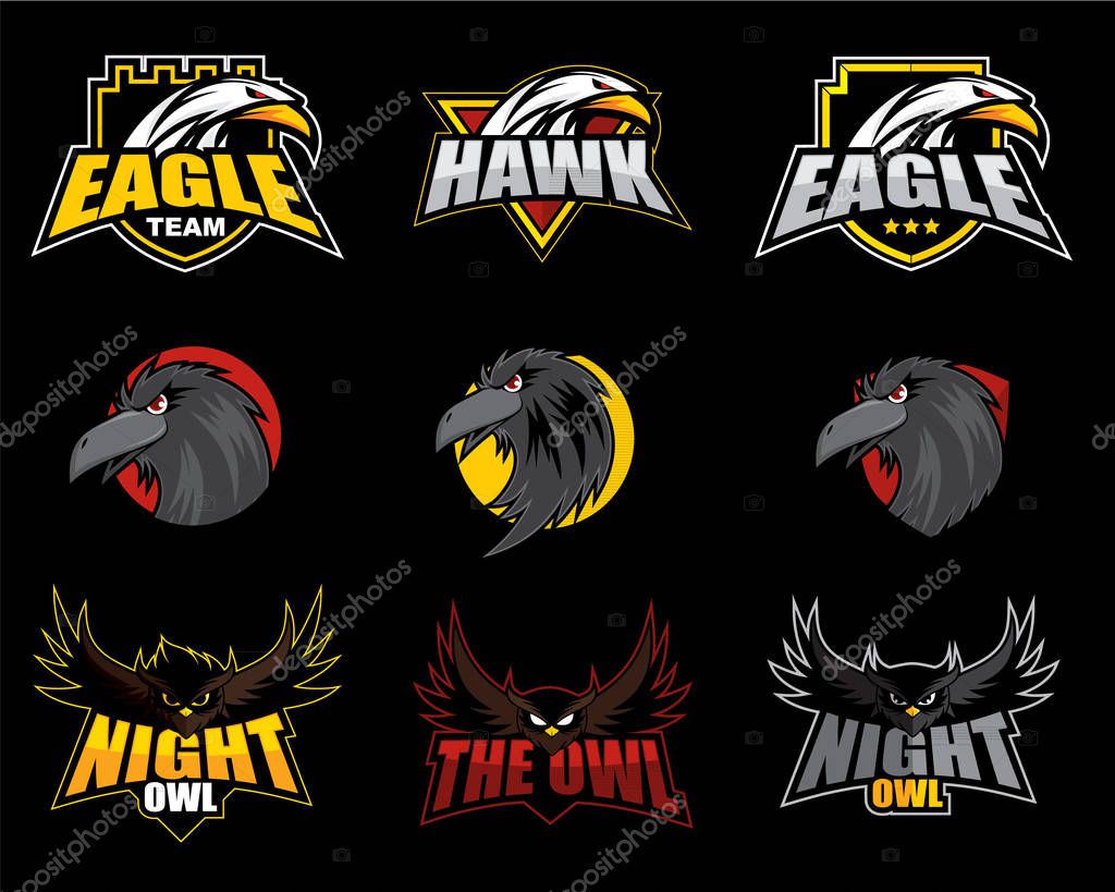 Vector logo, badge, symbol, icon template design collection set