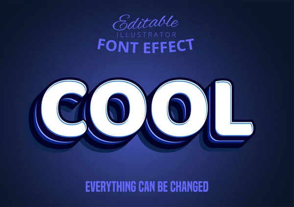 stock vector Cool text, editable font effect