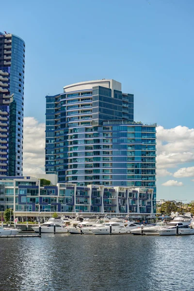 Melbourne promenady portu Wiktorii. — Zdjęcie stockowe