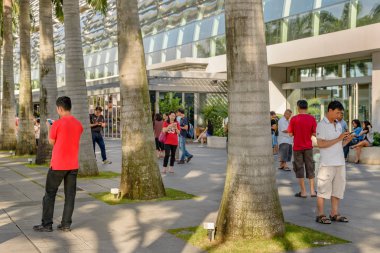 Cep telefonu kullanıcıları Singapur