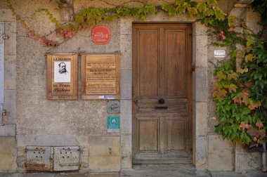 Louis Pasteur 'ün evi Jura, Fransisco-Comt, Fransa' da.. 