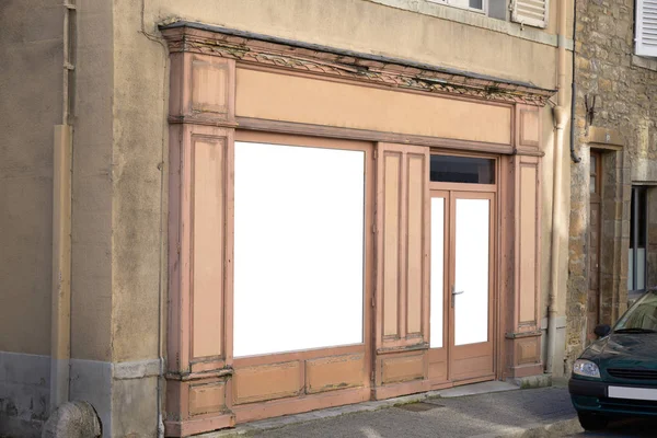 Une Devanture Magasin Traditionnelle France Rurale Copier Espace Pour Remplir — Photo