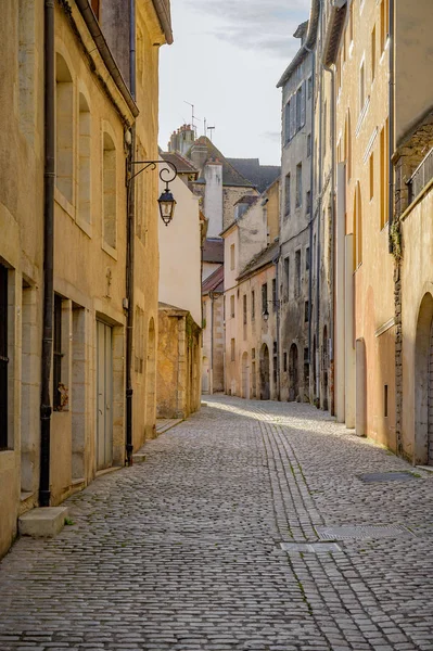 Medieval Street Dans Ville Dole Dans Département Jura Région Franche — Photo