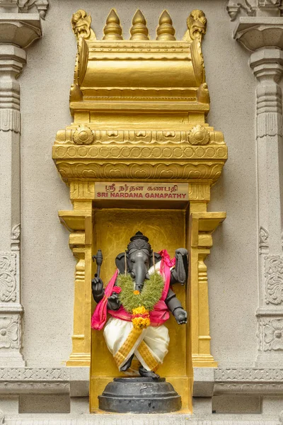 Singapore Singapore October 2016 Statue Sri Nardana Ganapathy Sri Veerama — Stock Photo, Image