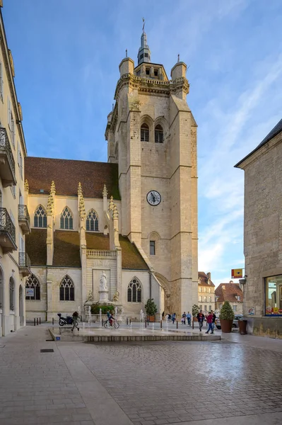 Dole France Octobre 2019 Collégiale Notre Dame Dole — Photo