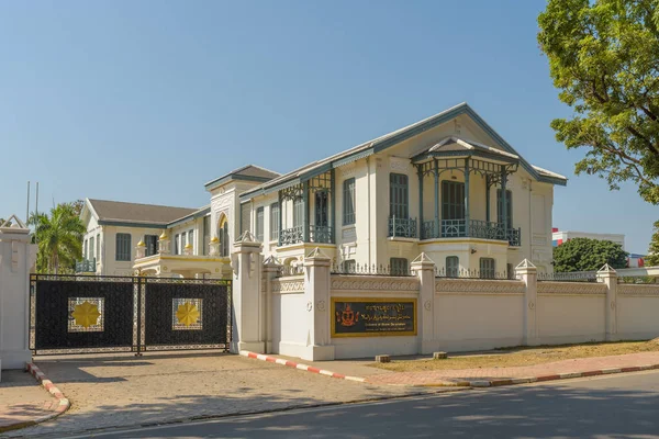 비엔티안 Laos 2019 Brunei Embassy Vientiane 라오스 — 스톡 사진