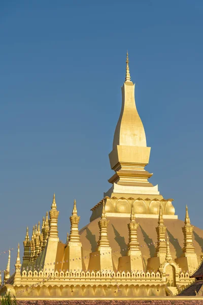 Єнтьян Лаос Лютого 2019 Wat Phra Luang Vientiane Laos — стокове фото