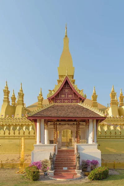 Wat Phra Луанг Єнтьян Лаос — стокове фото