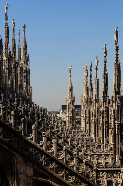 Duomo spires — Stok fotoğraf