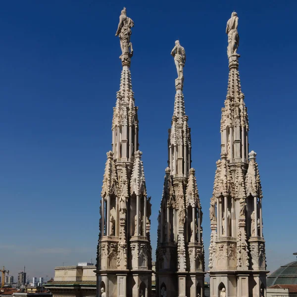 Drie van de Duomo torens. — Stockfoto