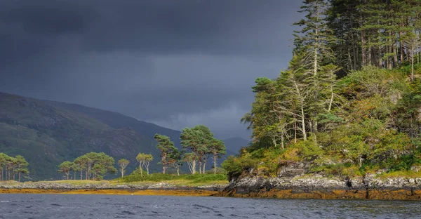 Loch Moidart Costa oeste da Escócia , — Fotografia de Stock