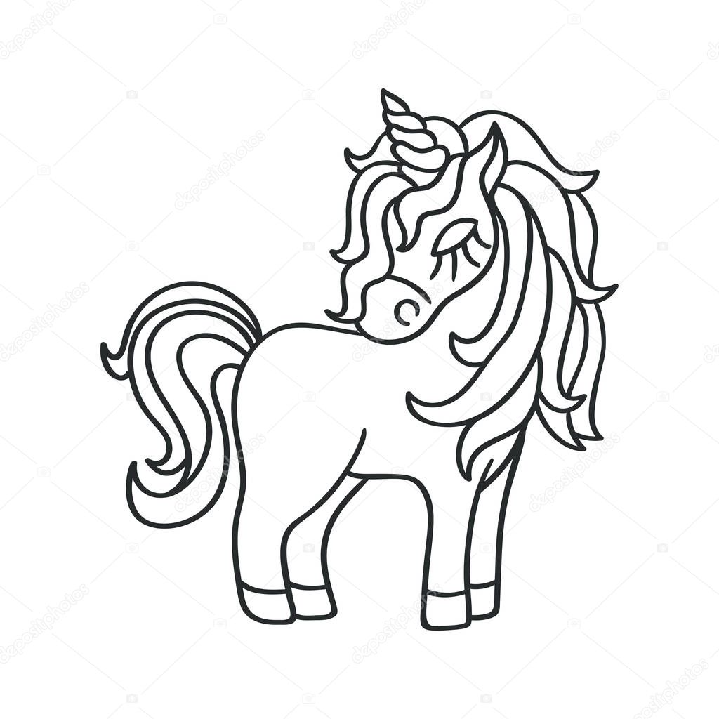 Free Free Unicorn Svg Outline 452 SVG PNG EPS DXF File