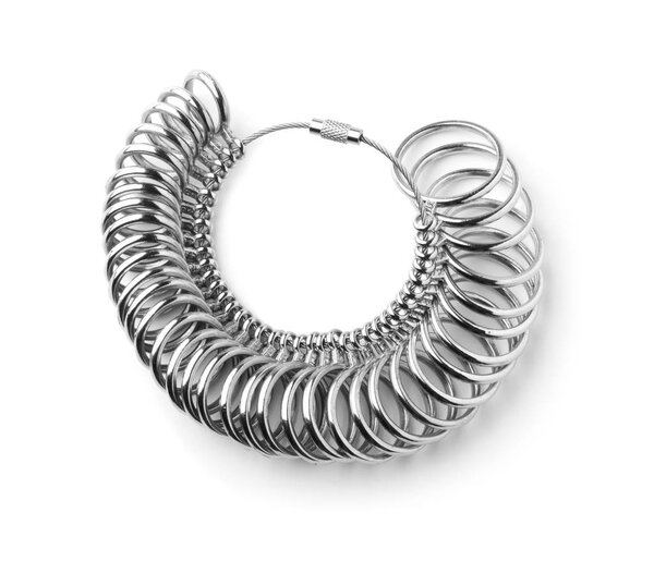 Измеритель колец металлического кольца пальца 36 шт Стандарт ювелирных изделий
 