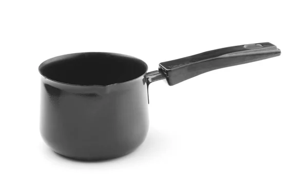 Small handled saucepan isolated — Stock Photo, Image