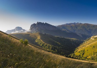Caucasian mountains of the Republic of Adygea, Krasnodar region. clipart