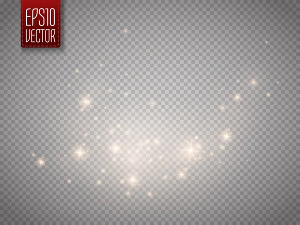 Lichte vector gloedeffect. Kerst flash Concept. — Stockvector