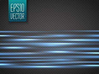 Saydam arka plan üzerinde izole soyut bulanık hareket satırları.