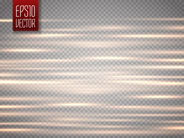 Abstract blurry motion lines isolated on transparent background. — ストックベクタ