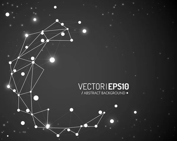 3d fundo vetor geométrico para negócios ou apresentação científica . — Vetor de Stock