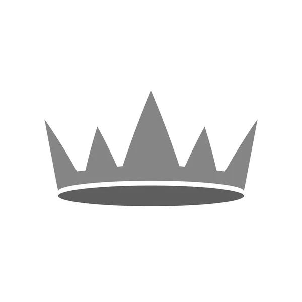 白い背景の上の王冠のアイコンの図 — ストックベクタ