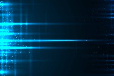 Kızdırma hareket ışık vektör arka plan mavi.