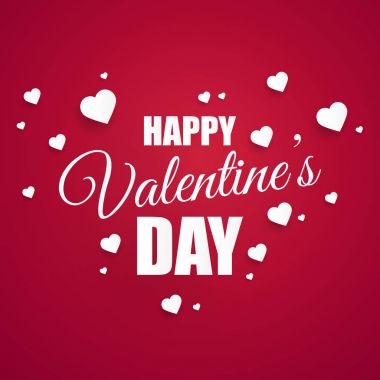 Sevgililer günü aşk arka plan. Konsept tasarım seviyorum. Vektör Kalpler