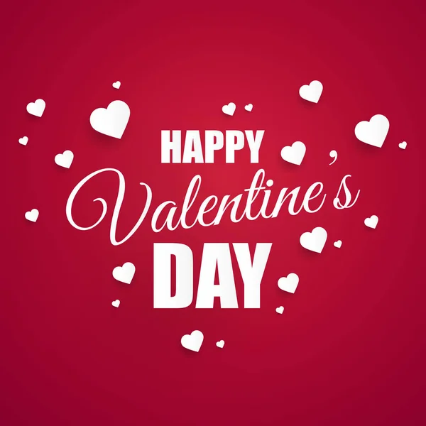 Valentin nap a szeretet háttér. Szeretem a koncepció kialakítása. Vektor szívek — Stock Vector