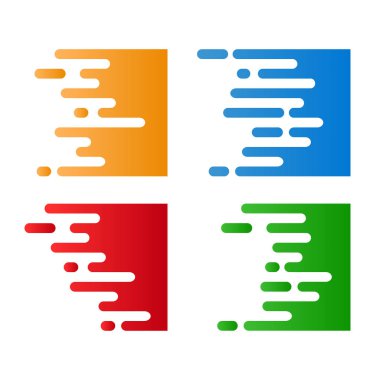 Hız çizgileri izole. Hareket etkisi. Beyaz arka plan üzerinde siyah çizgiler.