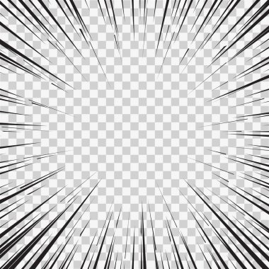 Vektör çizgi roman hız kavramı. Etkisi büküm. Hareket vektör şablonu