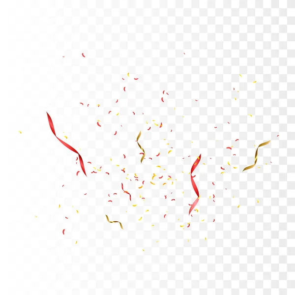 Confetti vector vieren achtergrond — Stockvector