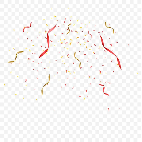 Confettis vecteur célébrer fond — Image vectorielle