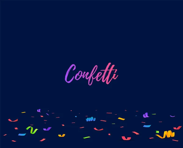 Confetti Vector Ilustración — Archivo Imágenes Vectoriales