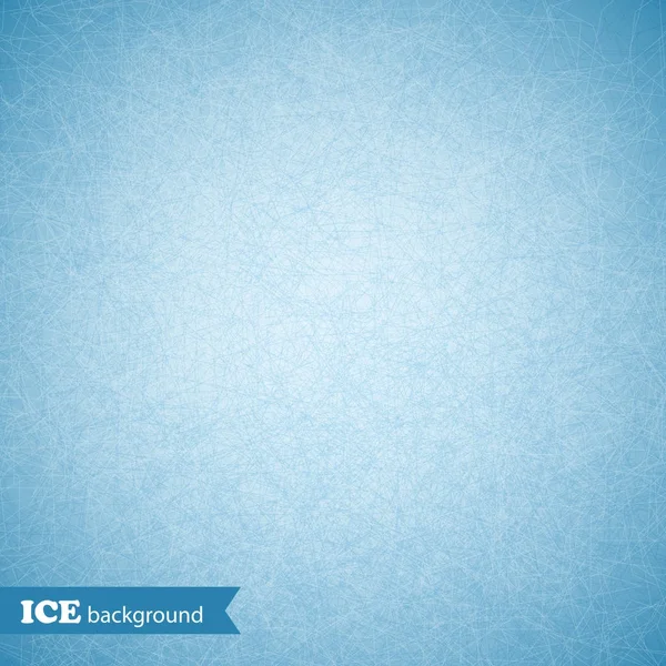Ice scratched background, texture, pattern. Vector illustration — Stock Vector