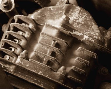 eski motosiklet motoru