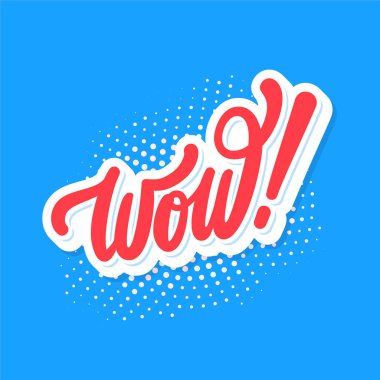 Vay canına. Vektör el harf simgesi.